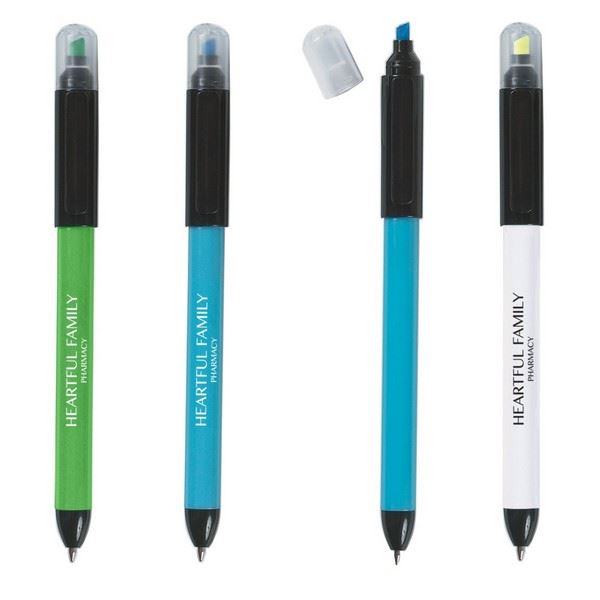 SH328 Twin-Write Pen/Highlighter with Custom Imprint